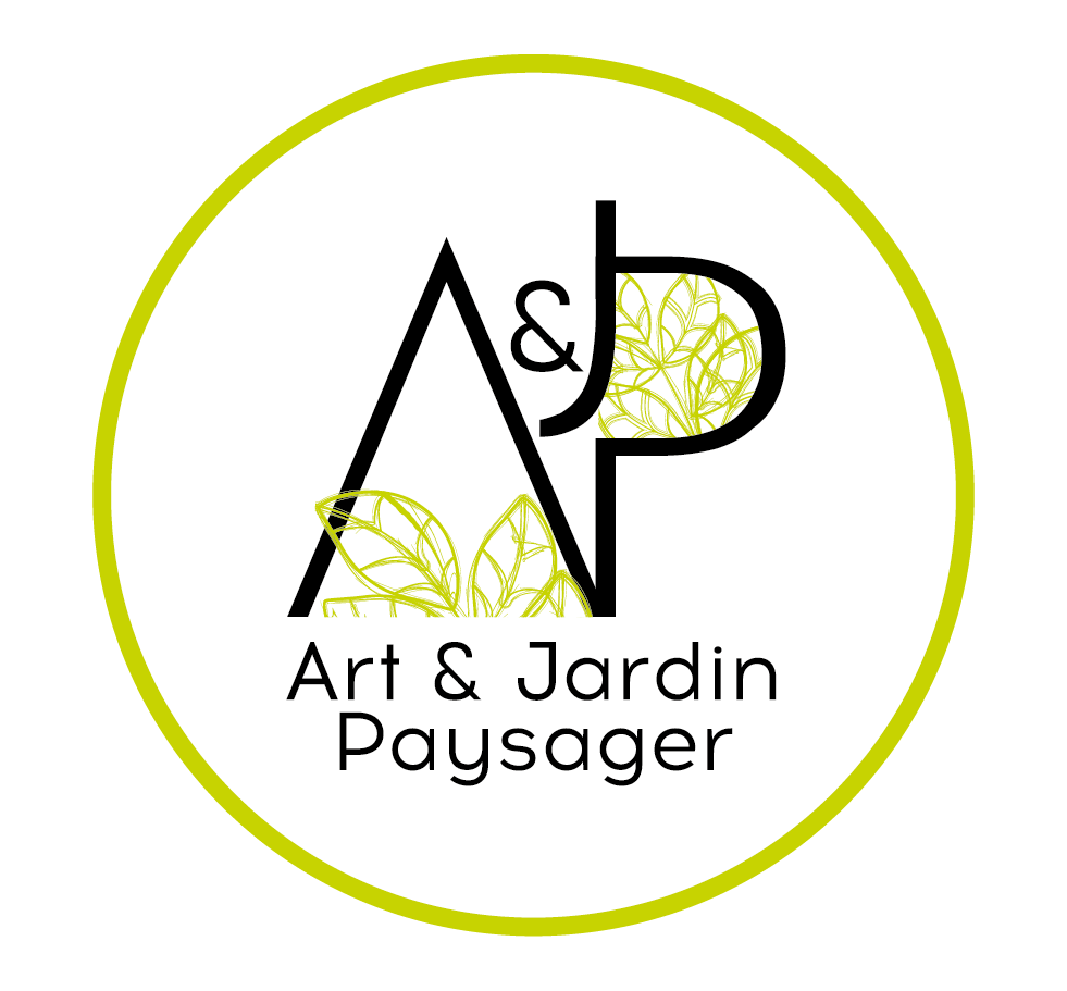 Logo Art et Jardin Paysager blanc